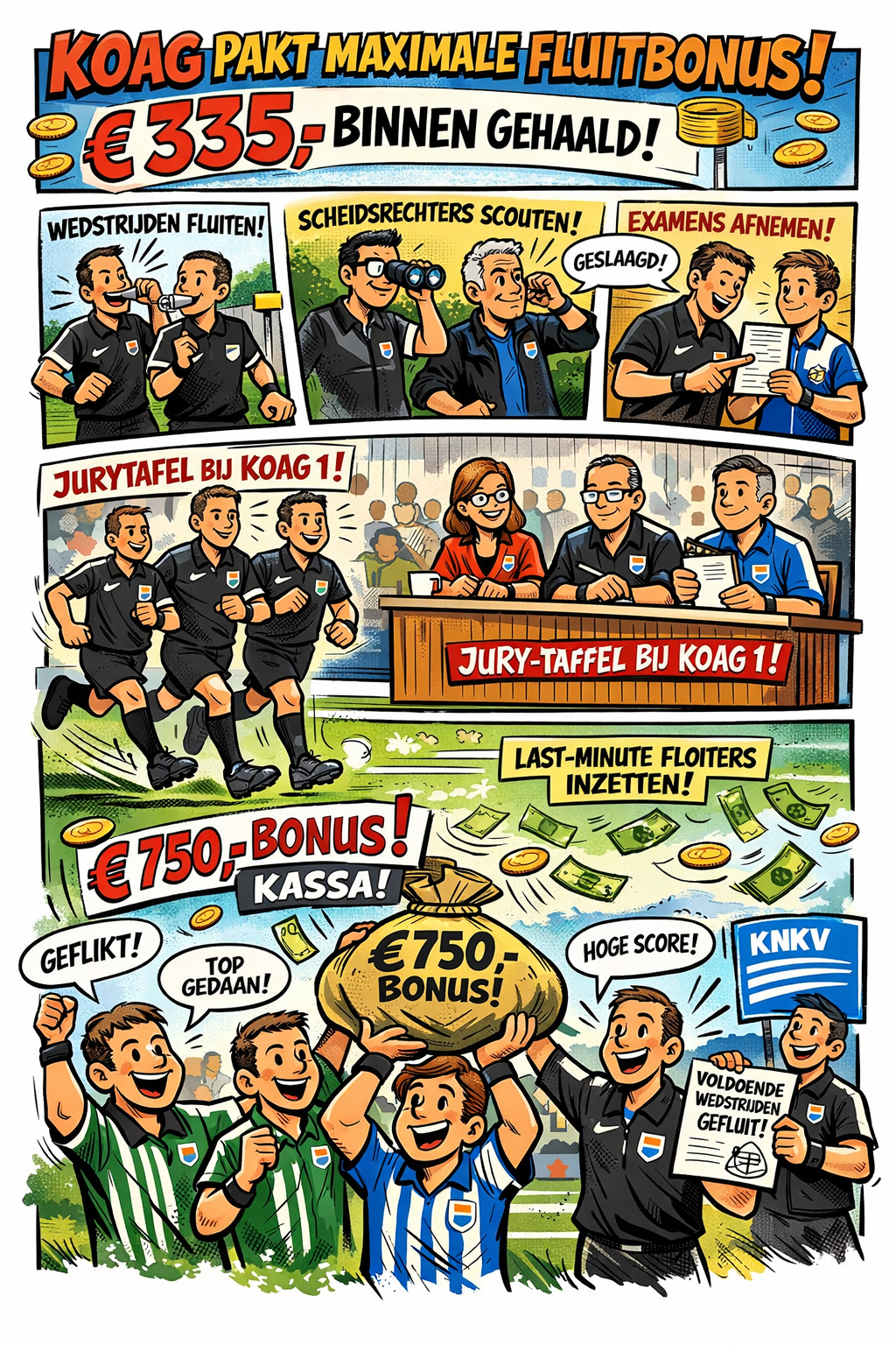 KOAG pakt maximale fluitbonus