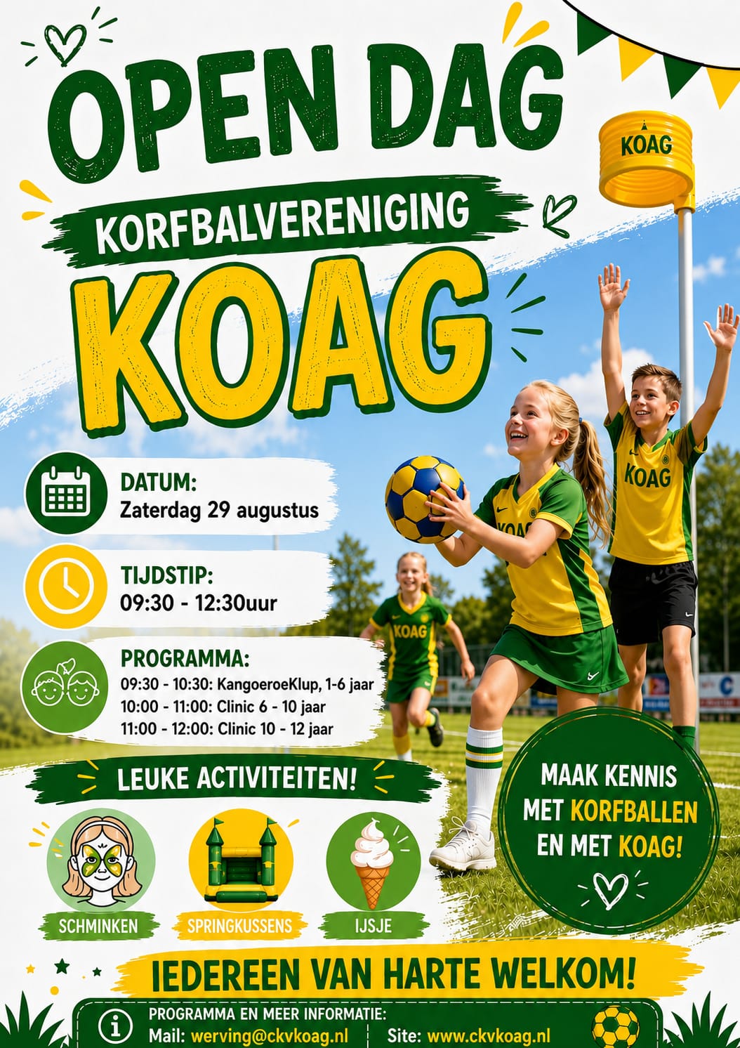 Zaterdag 29 augustus: Open Dag KOAG